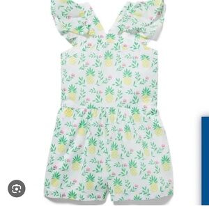 Janie & Jack Pineapple Sleeveless Summer Romper